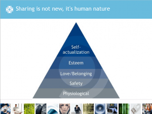 Sharing is not new, it's human nature: