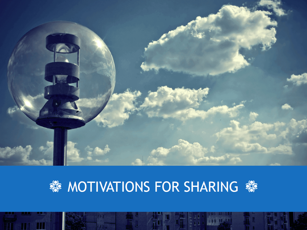 Motivations for sharing