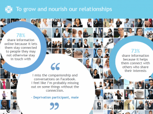 To grow and nourish our relationships
