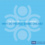 Why do people share online?