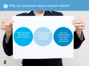What motivates consumers to share content?